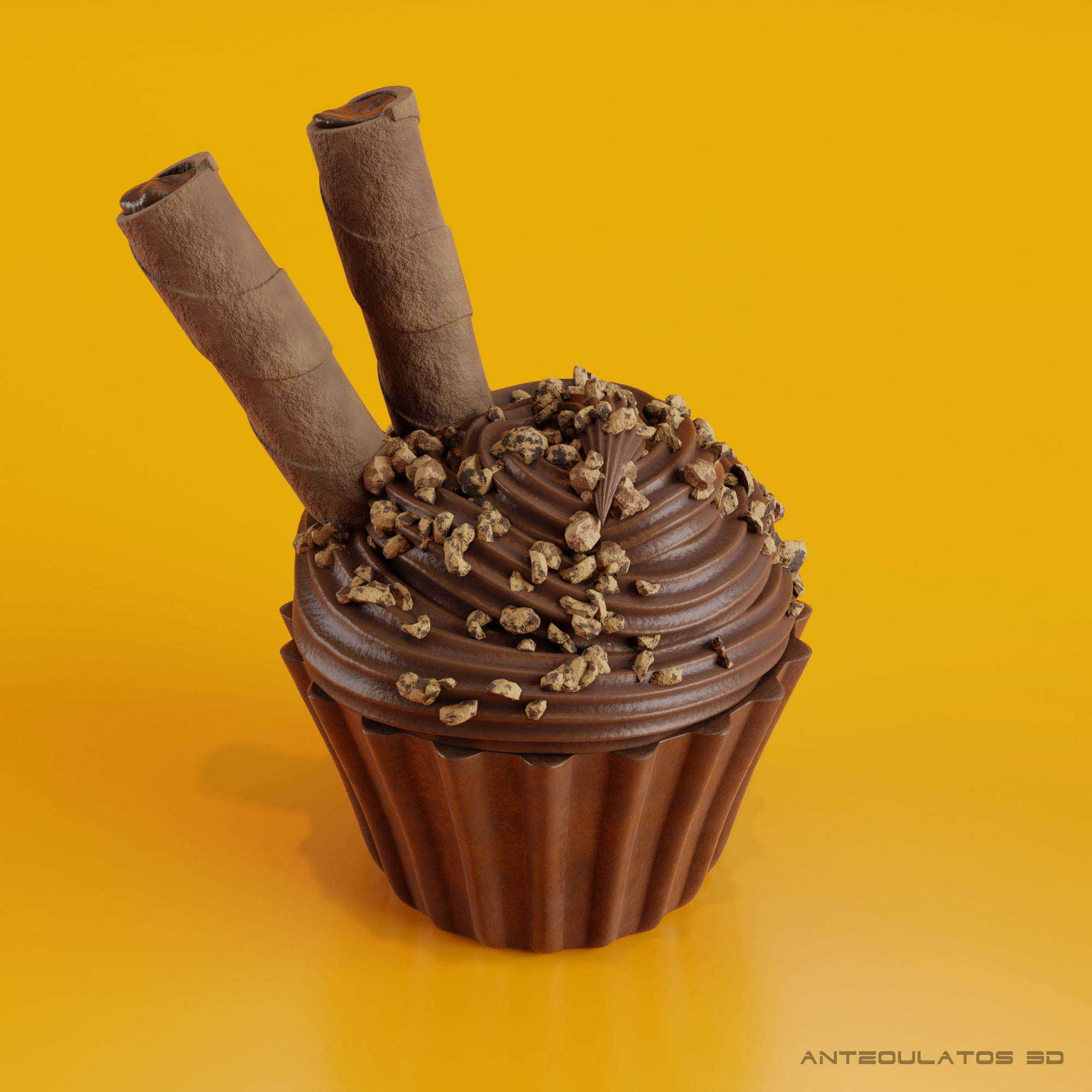 Cupcake - Chocolate mousse